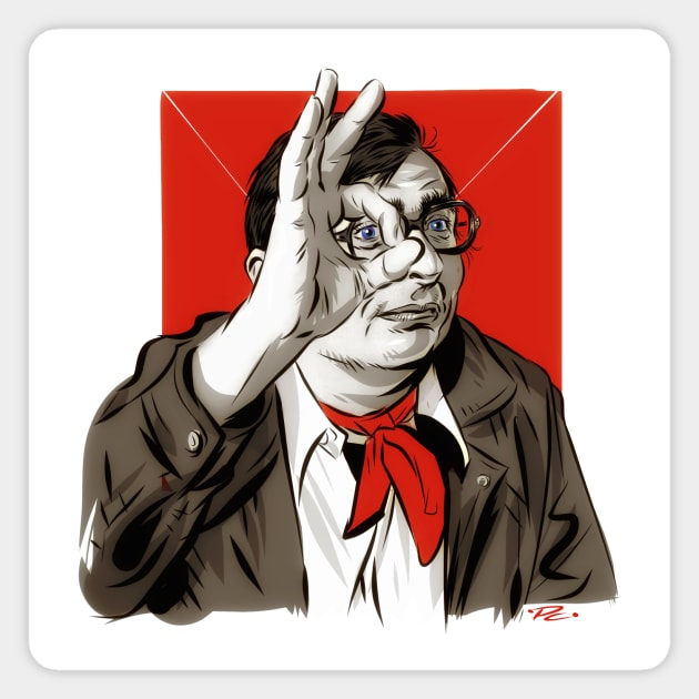 Claude Chabrol - An illustration by Paul Cemmick Magnet by PLAYDIGITAL2020